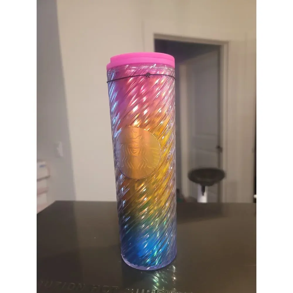 Starbucks Pride Rainbow Swirl Tumbler